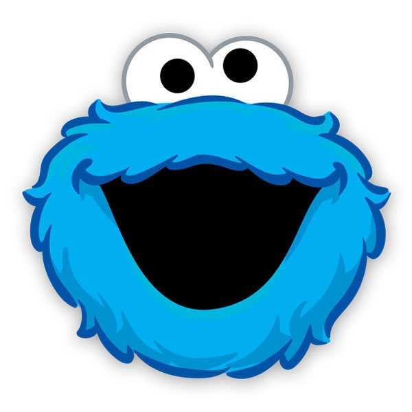 Kinderzimmer Wandtattoo: Monster-Cookies-lachen