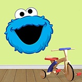 Kinderzimmer Wandtattoo: Monster-Cookies-lachen 3