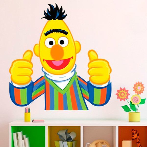 Kinderzimmer Wandtattoo: Bert des Sesamstraße