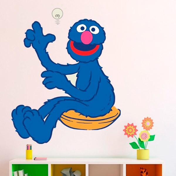 Kinderzimmer Wandtattoo: Grover hat eine Idee
