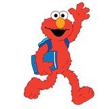 Kinderzimmer Wandtattoo: Elmo geht zur Schule 6