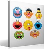 Kinderzimmer Wandtattoo: Sesamstraße-Kit 4