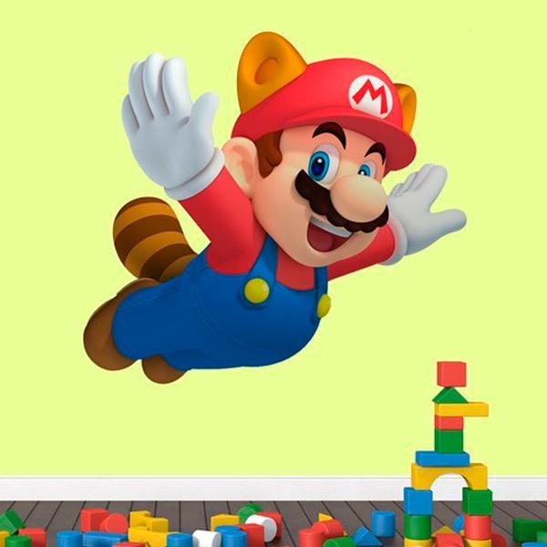 Kinderzimmer Wandtattoo: Mario Waschbär