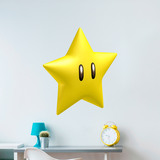 Kinderzimmer Wandtattoo: Stern von Mario Bros 5