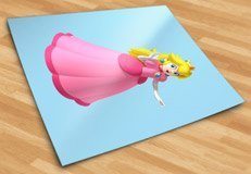 Kinderzimmer Wandtattoo: Princess Peach 5