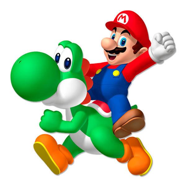Kinderzimmer Wandtattoo: Mario und Yoshi
