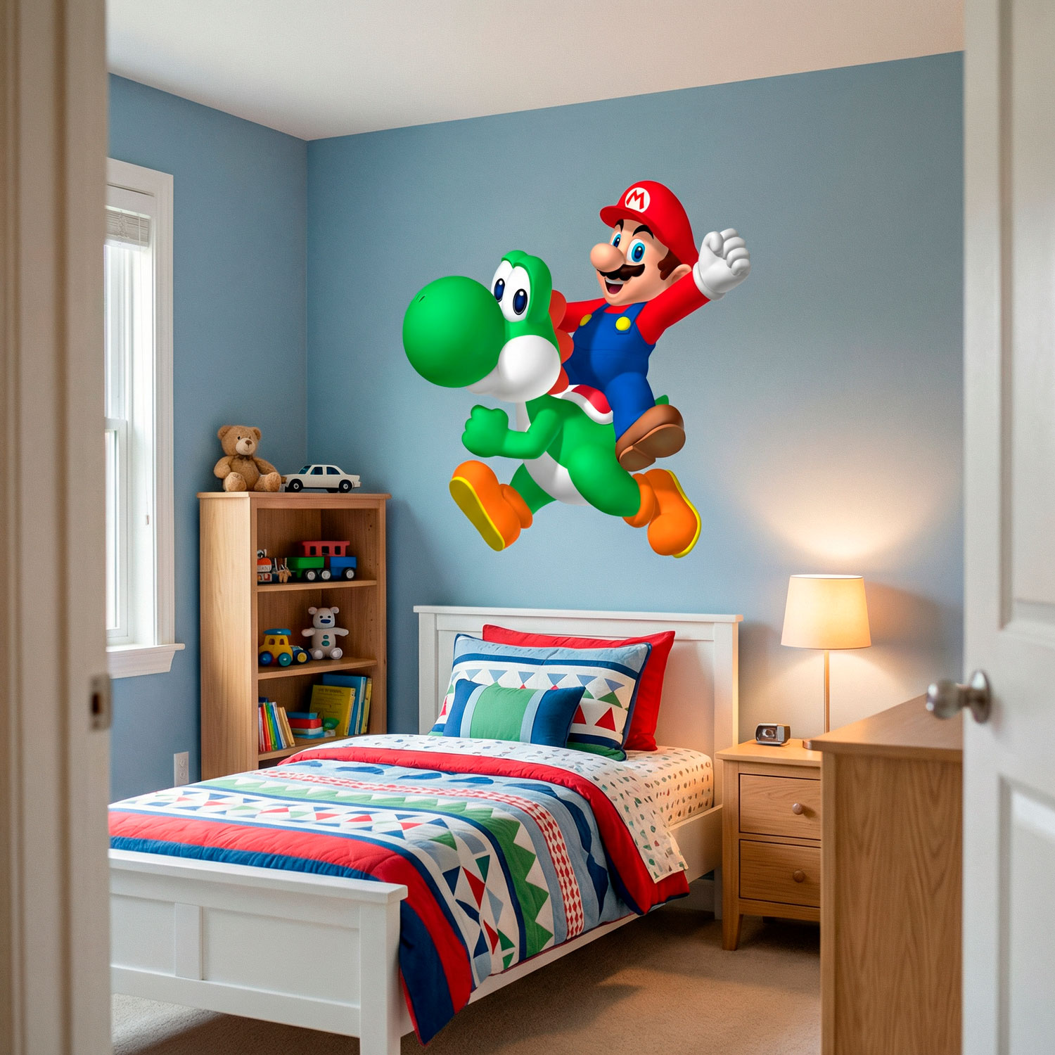 Kinderzimmer Wandtattoo: Mario und Yoshi