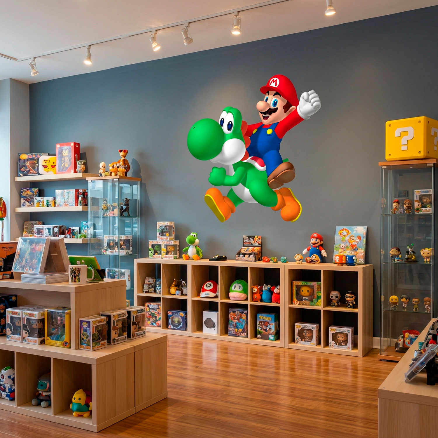 Kinderzimmer Wandtattoo: Mario und Yoshi
