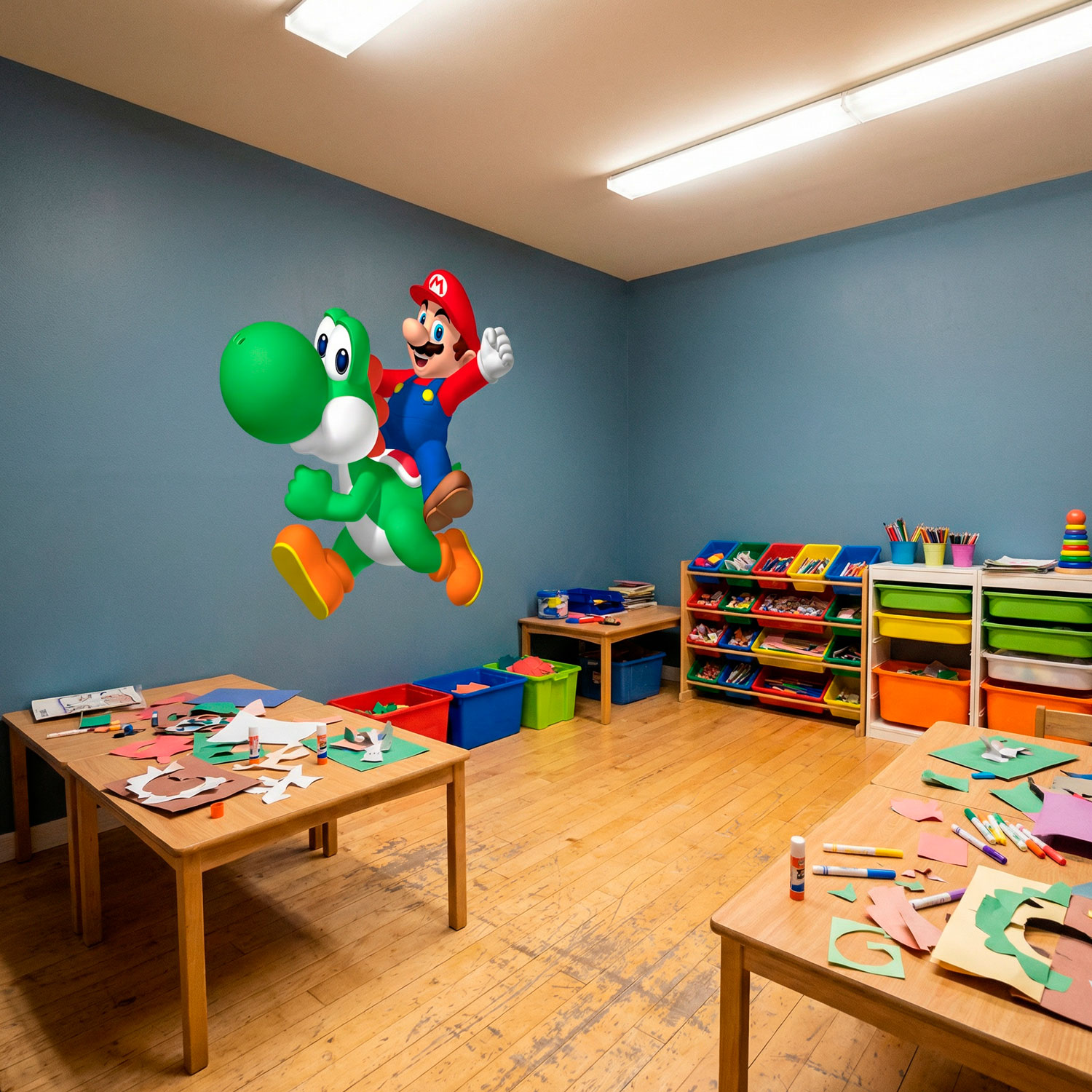 Kinderzimmer Wandtattoo: Mario und Yoshi
