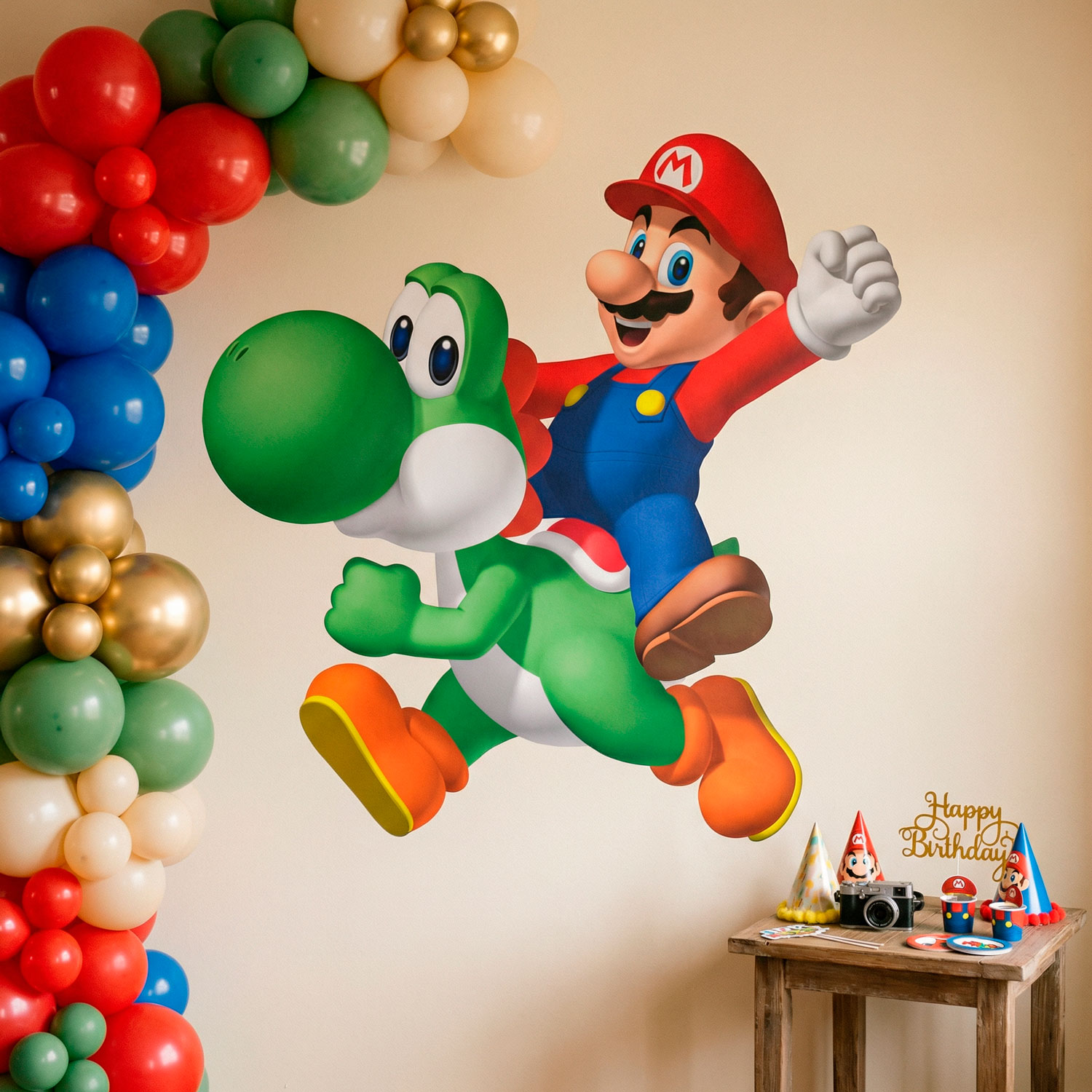 Kinderzimmer Wandtattoo: Mario und Yoshi