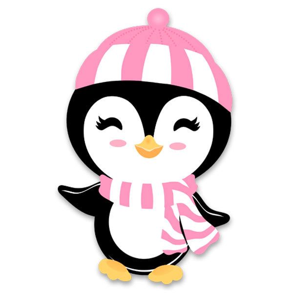 Kinderzimmer Wandtattoo: Pinguino in inverno