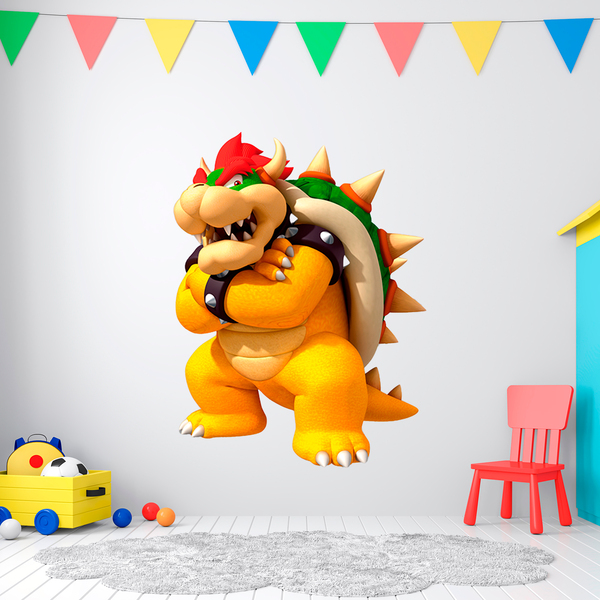 Kinderzimmer Wandtattoo: König Bowser