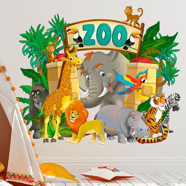 Kinderzimmer Wandtattoo: Zoo Adventure 1