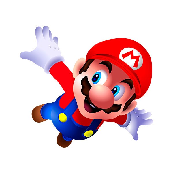 Kinderzimmer Wandtattoo: Mario Bros Fliegen