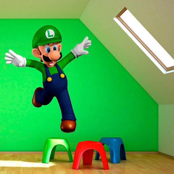 Kinderzimmer Wandtattoo: Luigi Läuft