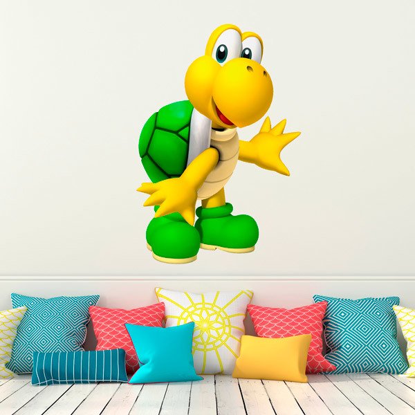 Kinderzimmer Wandtattoo: Koopa Grün