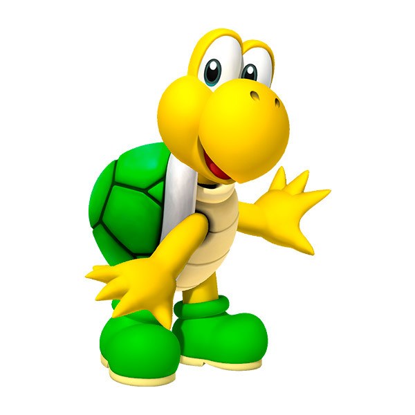 Kinderzimmer Wandtattoo: Koopa Grün