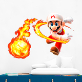 Kinderzimmer Wandtattoo: Mario Bros Feuerball 3
