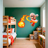 Kinderzimmer Wandtattoo: Mario Bros Feuerball 20