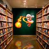 Kinderzimmer Wandtattoo: Mario Bros Feuerball 9