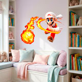Kinderzimmer Wandtattoo: Mario Bros Feuerball 10