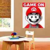 Kinderzimmer Wandtattoo: Mario Bros Game On 4