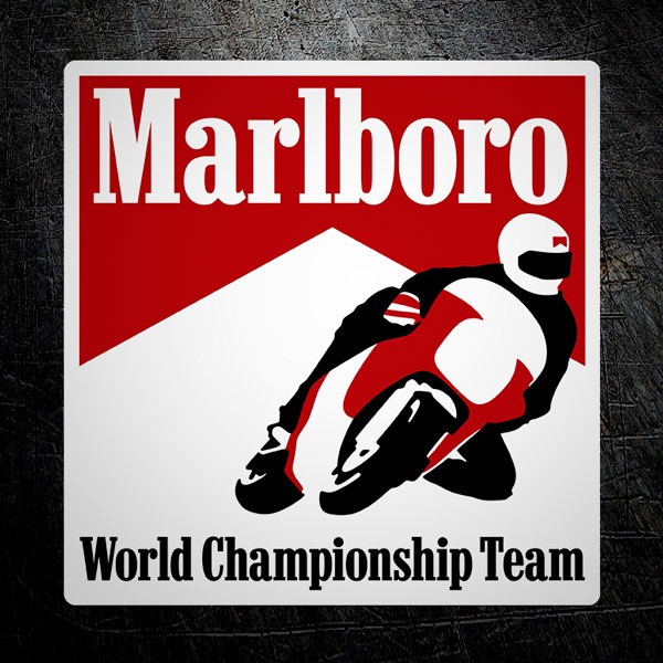 Aufkleber: Marlboro Motorräder