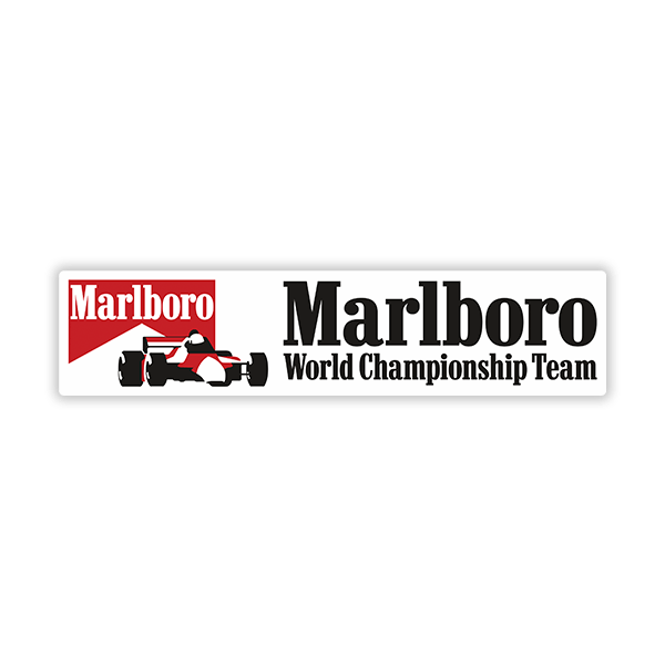 Aufkleber: Marlboro F1 0