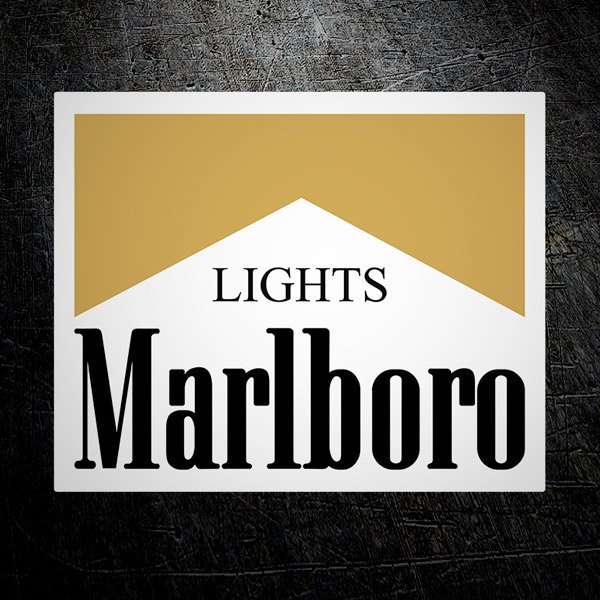Aufkleber: Marlboro Lights 1