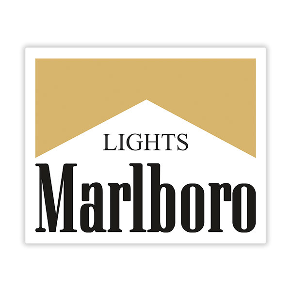 Aufkleber: Marlboro Lights