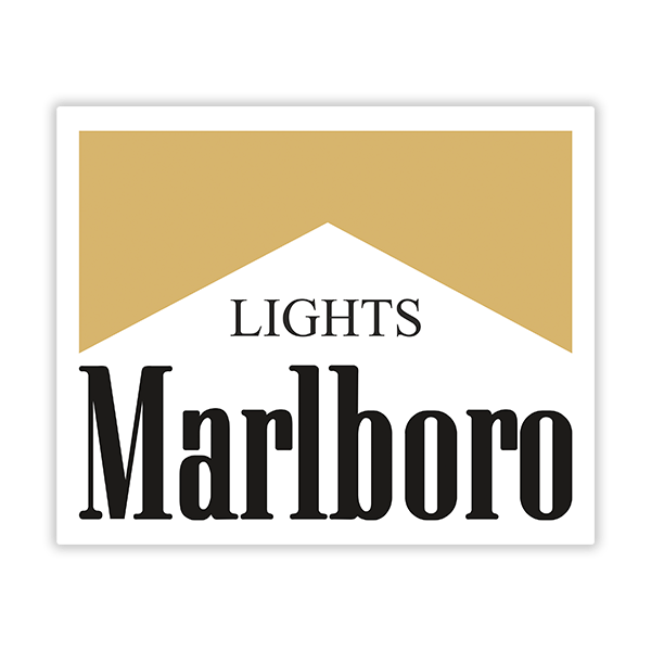 Aufkleber: Marlboro Lights 0