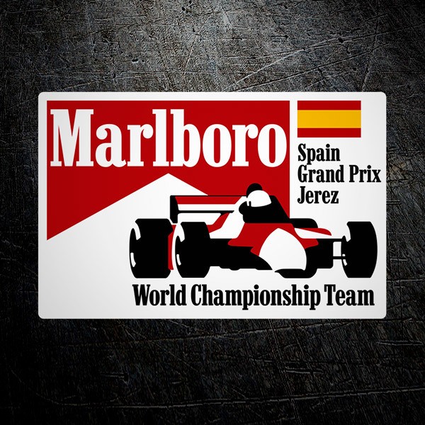 Aufkleber: Marlboro Spanien Jerez