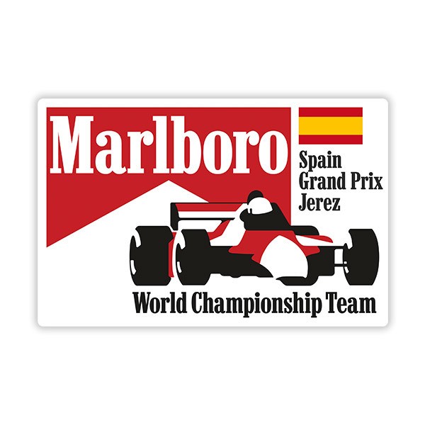 Aufkleber: Marlboro Spanien Jerez