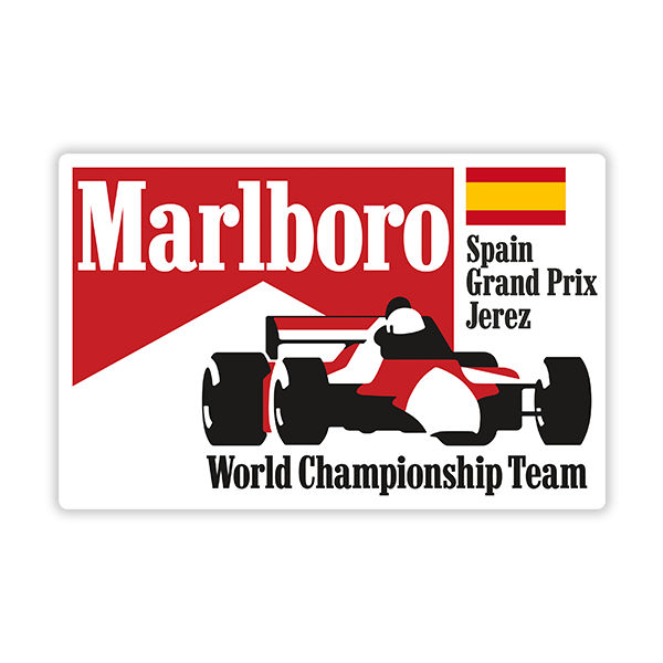 Aufkleber: Marlboro Spanien Jerez
