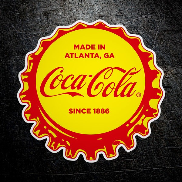 Aufkleber: Coca Cola Since 1886