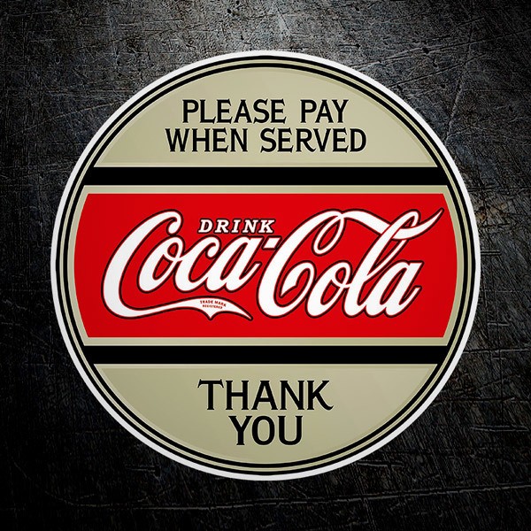 Aufkleber: Drink Coca Cola