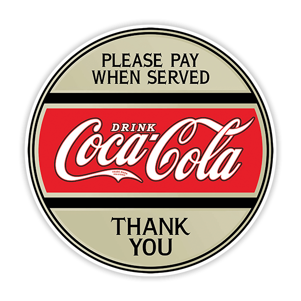 Aufkleber: Drink Coca Cola