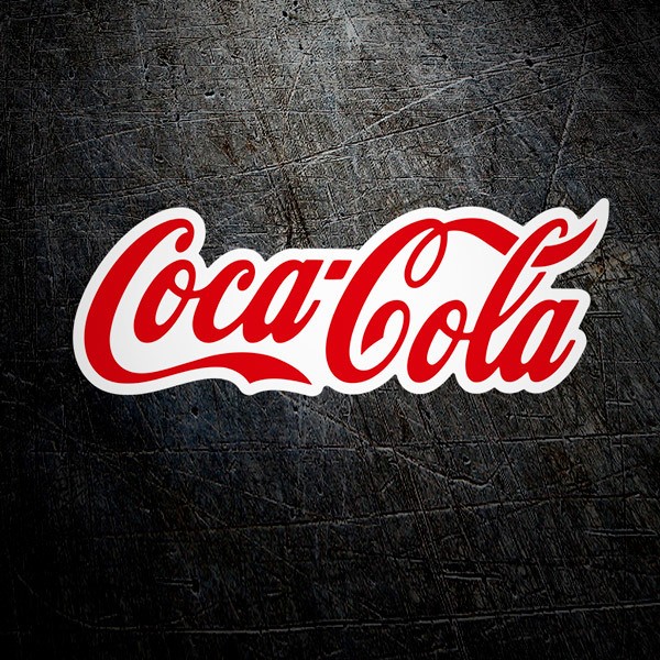 Aufkleber: Coca Cola Schriftzug