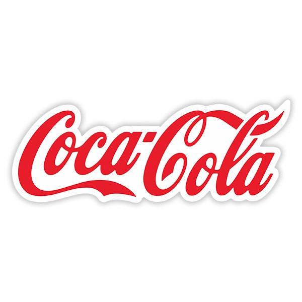 Aufkleber: Coca Cola Schriftzug