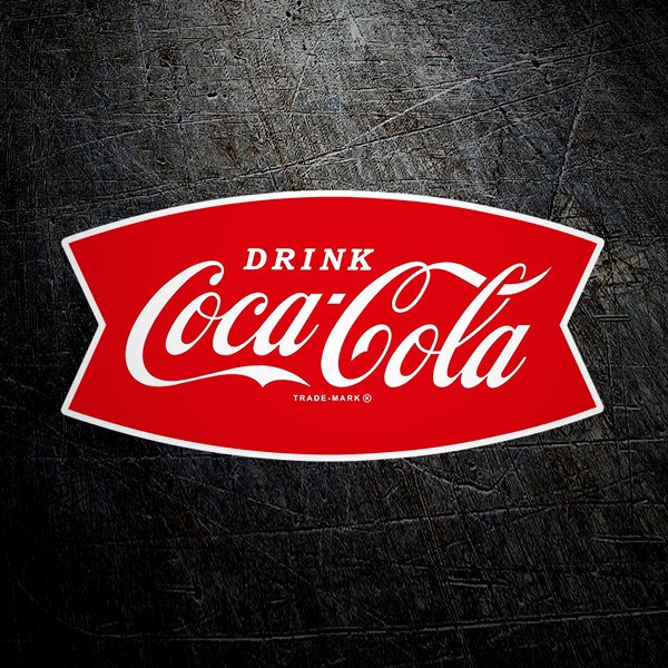 Aufkleber: Coca Cola trinken