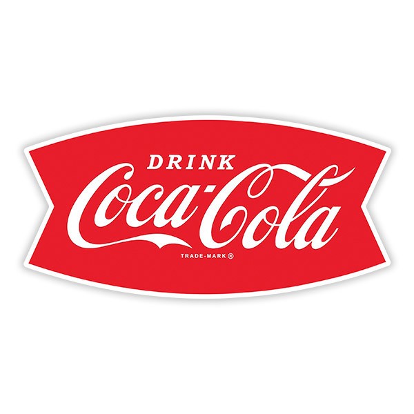 Aufkleber: Coca Cola trinken