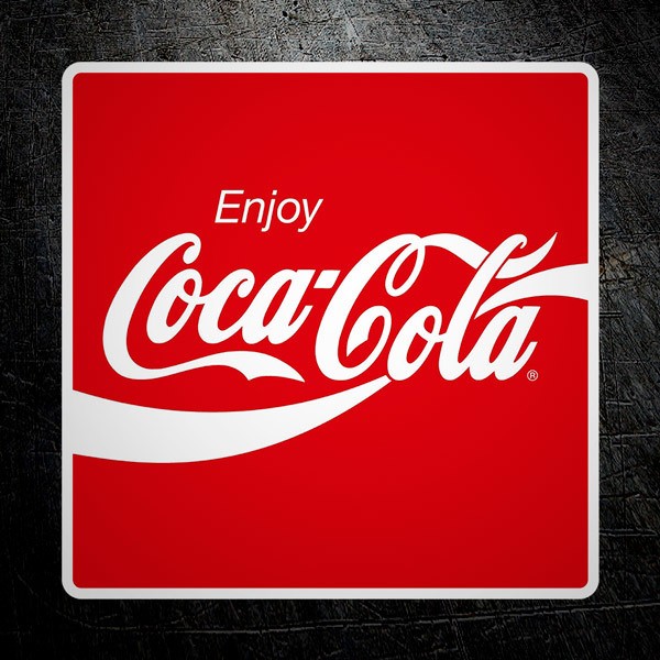 Aufkleber: Enjoy Coca Cola 1