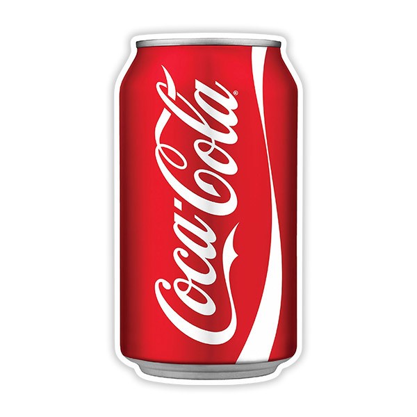 Aufkleber: Coca Cola Dose