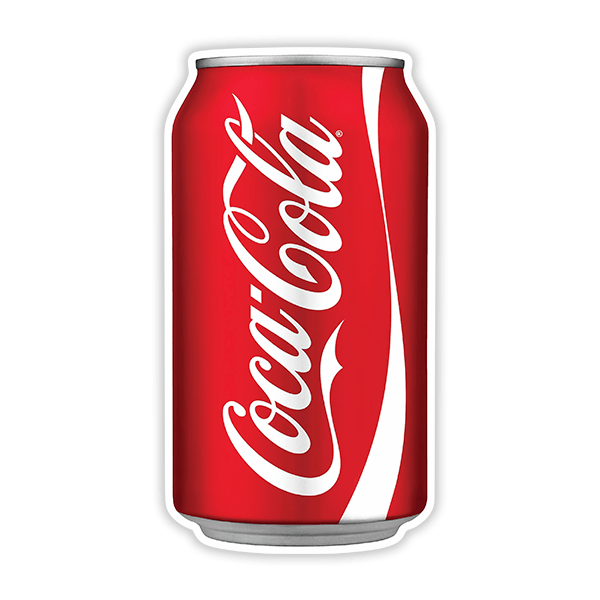 Aufkleber: Coca Cola Dose