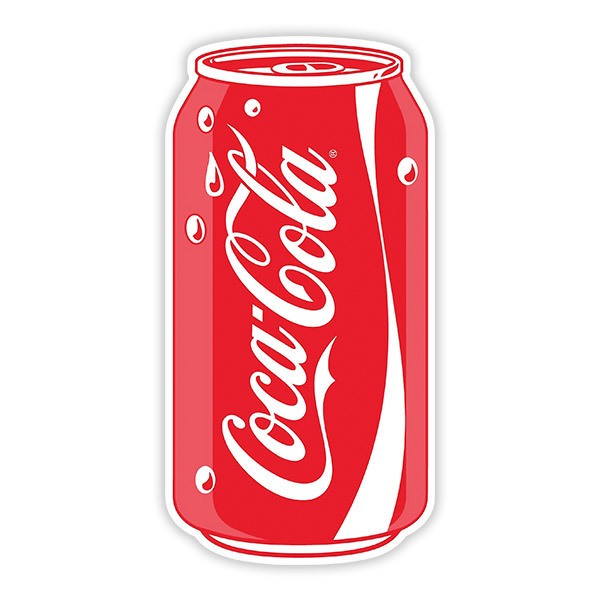 Aufkleber: Erfrischende Coca Cola