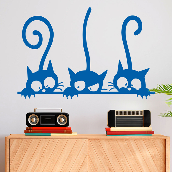 Wandtattoos: 3 Schräge Katzen