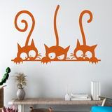 Wandtattoos: 3 Schräge Katzen 4
