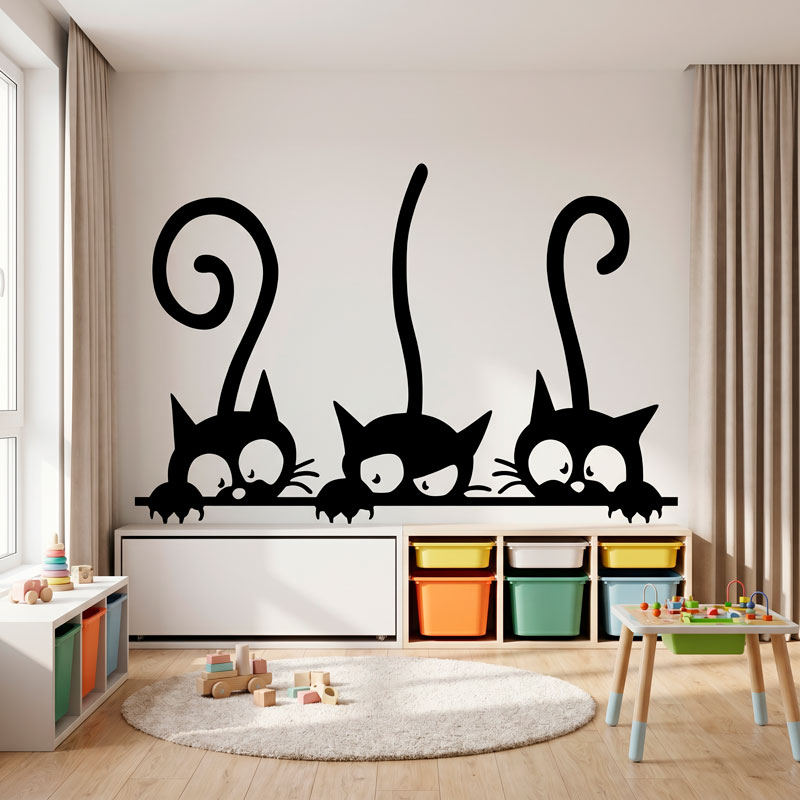 3 Schr&auml;ge Katzen 10/11