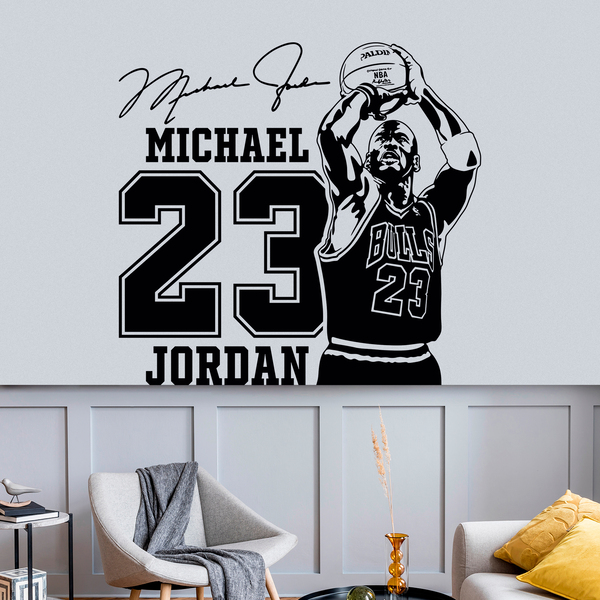 Wandtattoos: Michael Jordan 23
