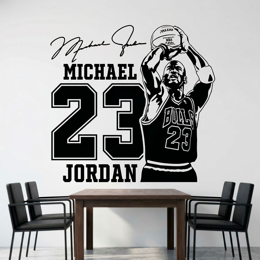Wandtattoos: Michael Jordan 23